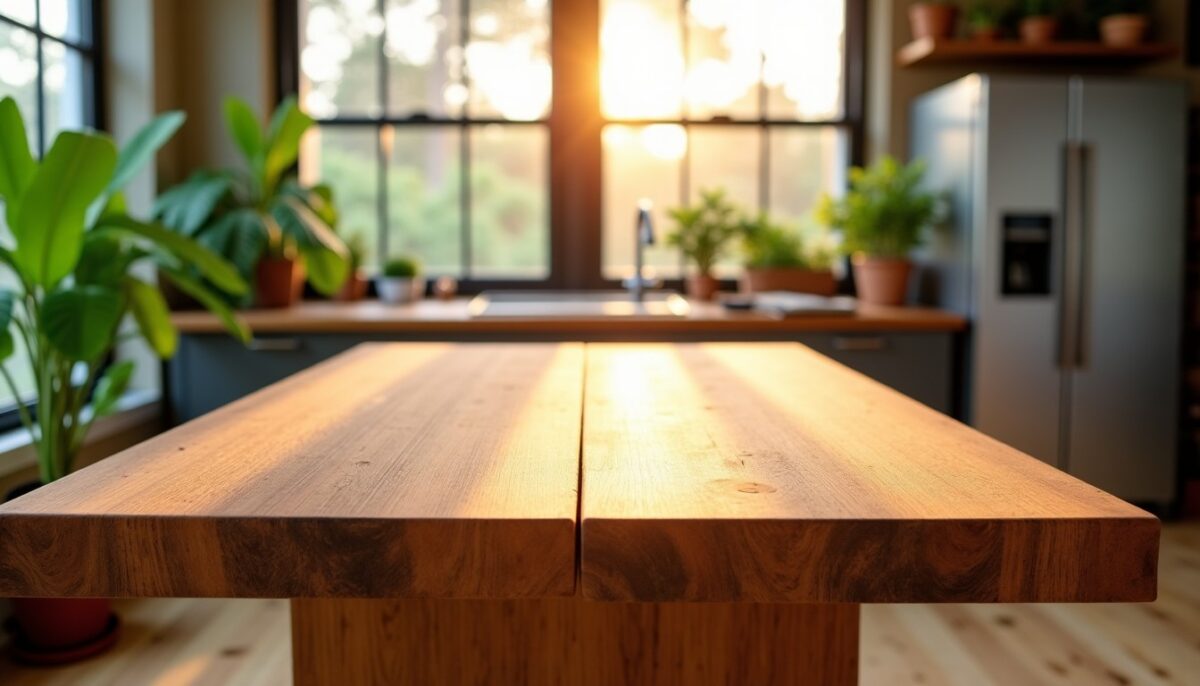 Réunir deux plans de travail pour créer une table : l’astuce éco-responsable qui préserve la planète
