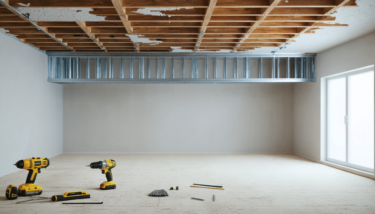 découvrez notre guide complet pour installer un faux plafond sur un ancien plafond lattis-plâtre, avec des conseils pratiques et une estimation précise des coûts.