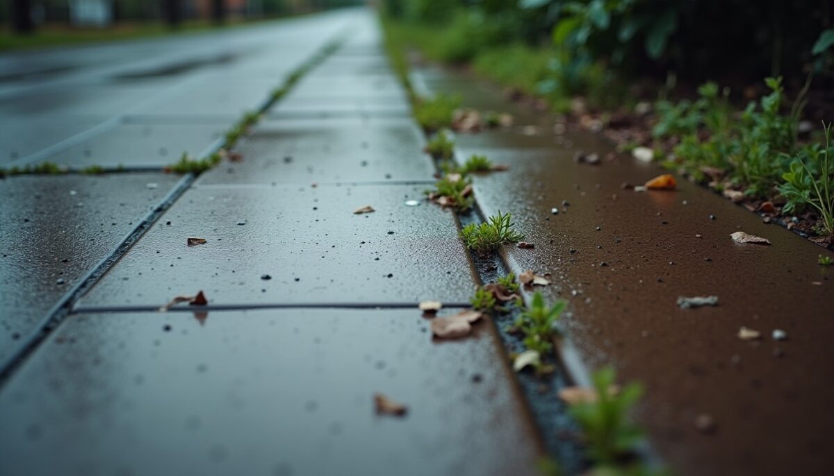 Combien de temps met à sécher un joint de carrelage extérieur sous la pluie ?