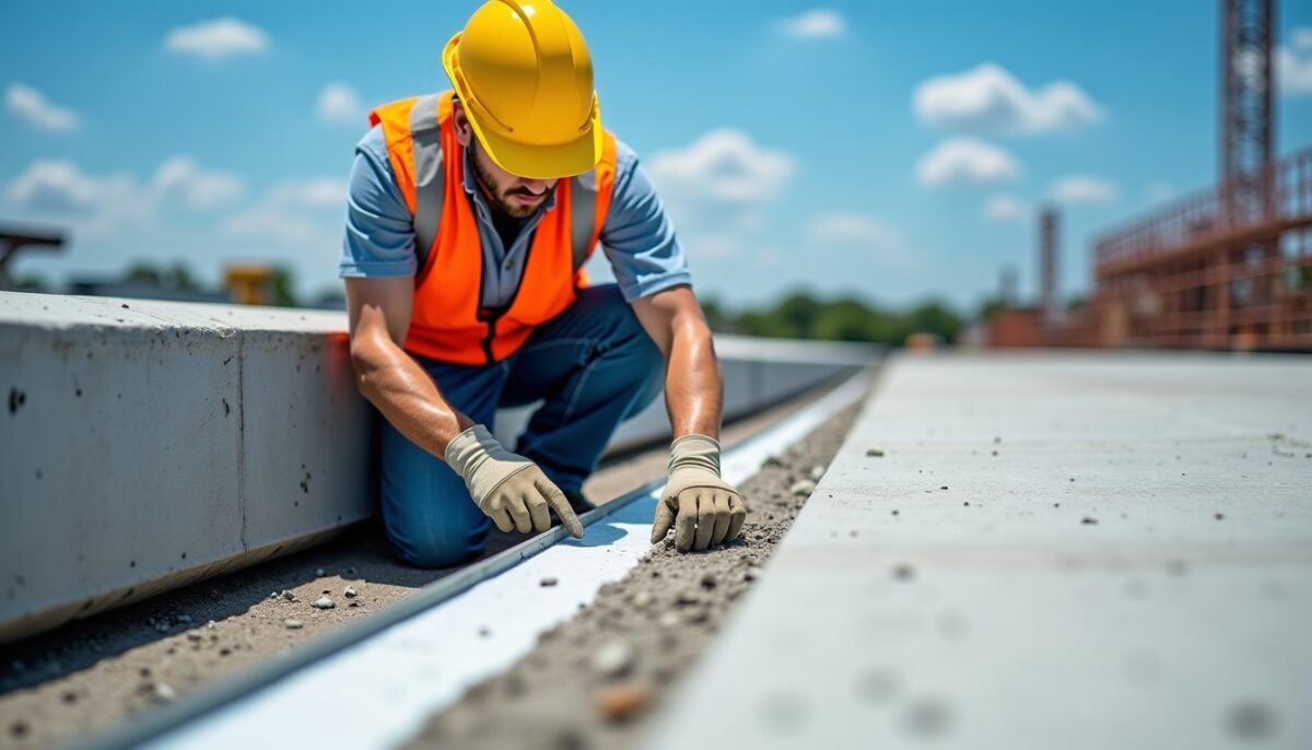 Quel matériau choisir pour un joint solide et durable entre deux dalles en béton ?