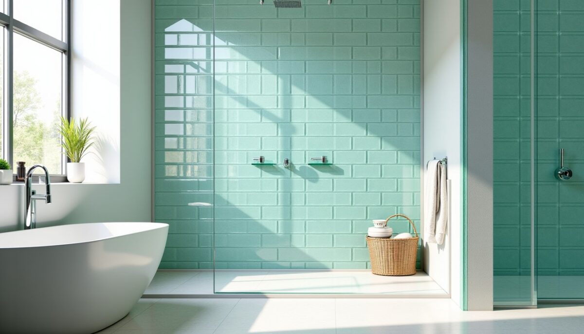 Paroi de douche en brique de verre : atouts et raisons de l'adopter dans votre salle de bain