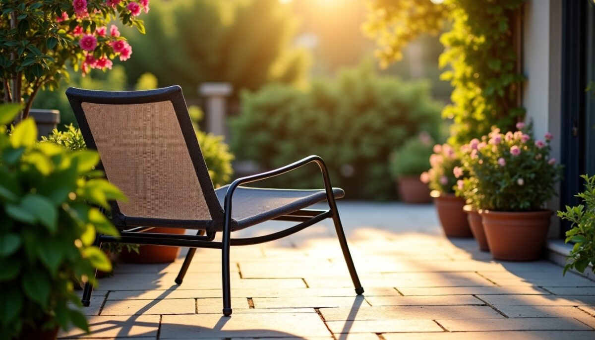 Guide pratique : Comment entretenir et nettoyer efficacement une chaise de jardin en textilène ?