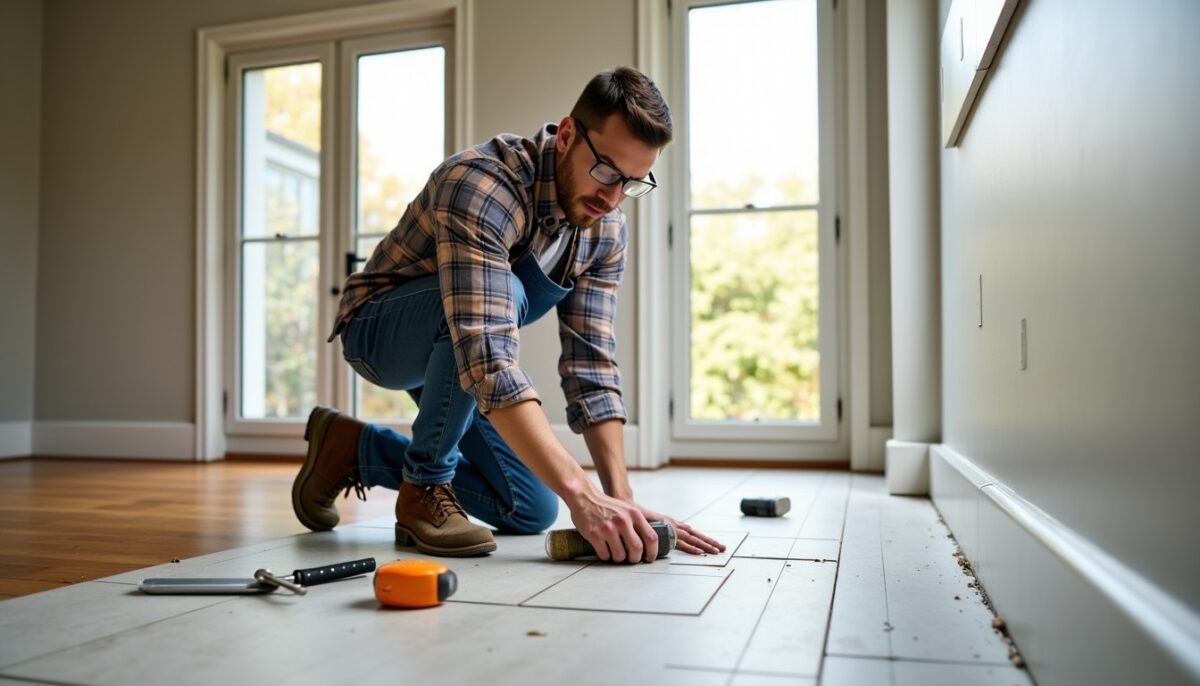 Techniques pour enlever des plinthes en carrelage fixées sur du placo sans abîmer vos murs
