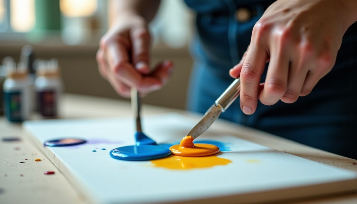 Peut-on mélanger deux peintures pour obtenir une teinte unique sur mesure ?