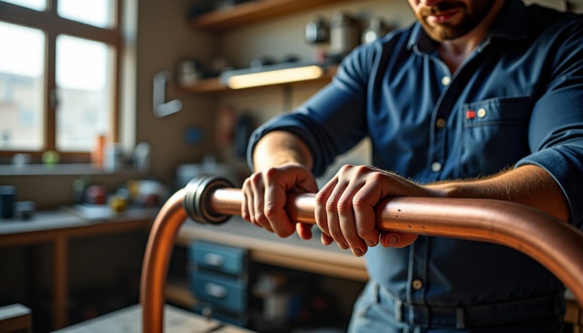 Les astuces pour plier un tube en cuivre sans l'endommager ni le fissurer