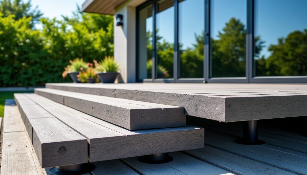 Terrasse en composite sur plots : guide pour bâtir une structure résistante et pérenne